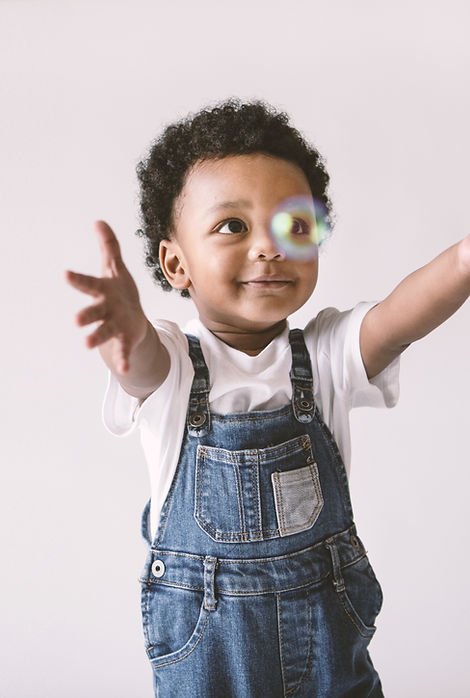 Happy healthy child at Virginia licensed in-home daycare near McLean and Tysons